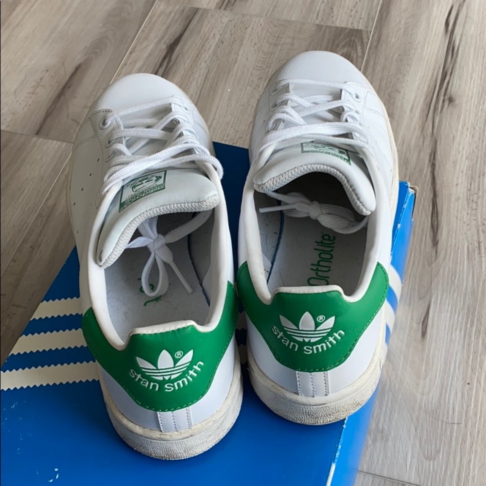 Stan Smith Adidas white green size US 6 kids